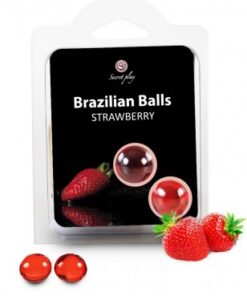 Boules Bresiliennes aromatisées fraise X2